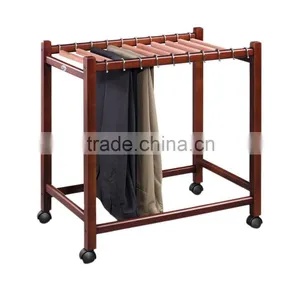 Clothes Wooden Rack for Kids Cloth Dry Rack Clothes Dry Hanger thumbnail-6