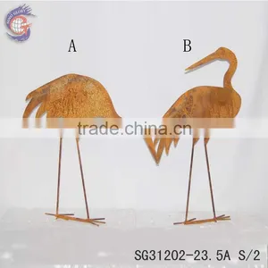 Garden Decoration Metal Chickens on Stake thumbnail-6