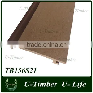 Waterproof WPC Composite Wood Wall Panel for Exterior Wall Decoration thumbnail-2