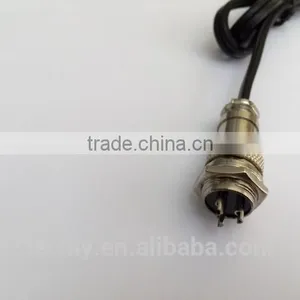 NEw Metal 3pin Air Plug to 2 Pin Male -Female Connector Power Cable thumbnail-1