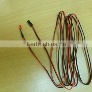 2.54 Pitch 2 Pin ConnectorUL1007 22AWG Twinsed Wire With 5mm LED Light Wire Harness thumbnail-4