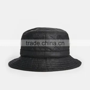 New Arrival Leather-look Plain Blank Cheap Golf Custom Bucket Hats Wholesale thumbnail-4