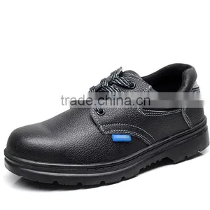 Black Low Cut Rubber Outsole Steel Safety Shoes thumbnail-1
