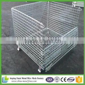 Folding Zinc Coated Warehouse Cage thumbnail-3