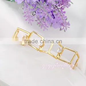 Elegant Semi Precious Stone Yellow Gold Bracelet Hand Bracelet thumbnail-4