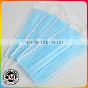 Disposable Medical Blue Nonwoven Face Mask thumbnail-1