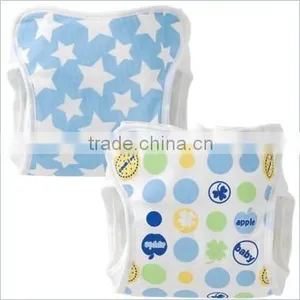 Made in Japan Products High Quality Cute Polka Dot and Star Pattern Baby Cloth Diaper Cover for Boys thumbnail-2