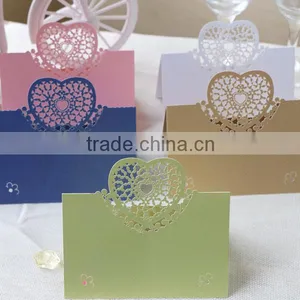 Butterfly Baby Shower Card Heart Place Card ZK-5 thumbnail-1