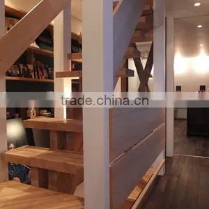60 mm Unfinished Oak Stair Treads From Guangzhou Factory thumbnail-2