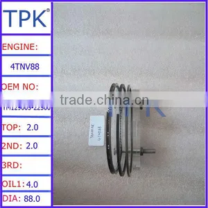 4TNE88 ENGINE PISTON RING SET YM129005-22500 thumbnail-1
