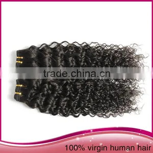 Hot Selling Sew In Human Hair Weave Ombre Hair Pure Brazilian Bouncy Curl Human Hair Weaving Cheap Virgin Brazilian Curly Hair thumbnail-1