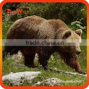 4 Meters Long Animatronic Robot Realistic Emulaiton Brown Bear thumbnail-1