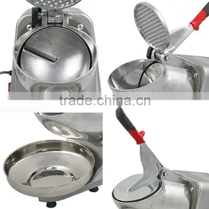 Electric Ice Crusher Shaver Machine Snow Cone Maker Shaved Ice Restaurant Bar thumbnail-3