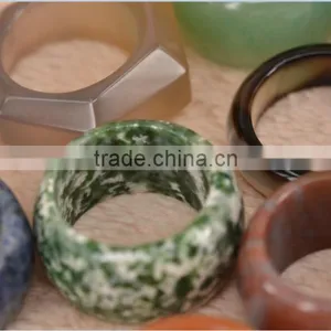 Mixed Different Style of Gemstones Rings Fashion Natural Stone Jewelry Ring thumbnail-1