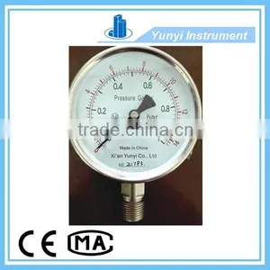 Stainless Steel Bar Pressure Gauge thumbnail-2