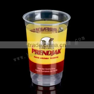480ml PP Material Disposable Plastic Juice Cup With Lid thumbnail-1