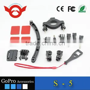 2016 go Pro Accessories Sports Car Cycling Kit Accessories for go Pro Camera to Outdoor Paitball Motocross Cycling Activities thumbnail-1
