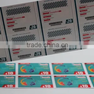 Prepaid Voucher Card Printing for Telecom Use and Game Use thumbnail-2