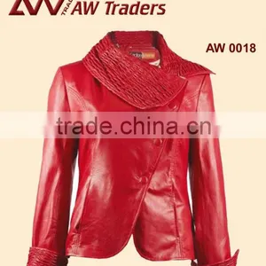 Women Fashion Leather Jacket , Leather Jacket, thumbnail-1