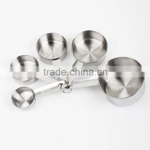 Premium Quality Measuring Cups and Spoon Stainless Steel 11 Piece Stackable Set by KitchenMade thumbnail-4