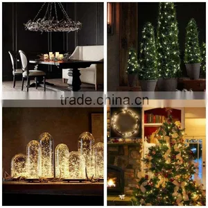 NEW 2M/3M 20/30 LEDs Battery Powered Copper Light String Lamp Party Wedding Home Decor Christmas IP65 Waterproof White/Warm thumbnail-3