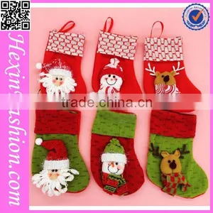 2015 New Style Lovely Santa Christmas Stocking thumbnail-1