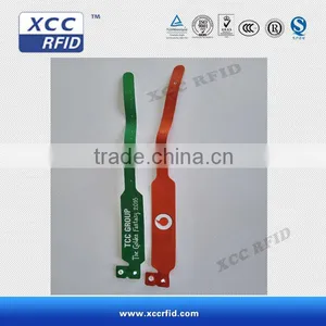 13.56Mhz Custom Printed One Time Use NFC DIsposable Wristband For Smart Phone thumbnail-3