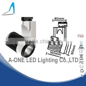 Moveable LED Lighting Cob Dimmable 40 Watts Led Track Lighting With 3 Track Lines thumbnail-1