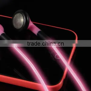 2014 Newest Led Light Earphones With Usb Port,take Action to Enjoy the Music Rhythm! thumbnail-1