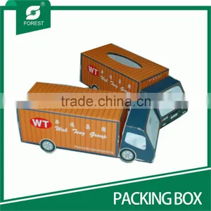 SPECIAL DESIGN TRUCK SHAPE PAPER BOXES FOR PACKAGING TISSUE thumbnail-3