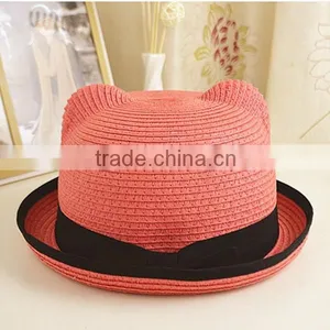 High Quality Custom Cheap Fashion Natural Straw Hats Made In China thumbnail-5