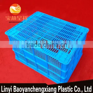 833x621x480mm Rectangular Plastic Basket for Turnover Transportation thumbnail-5