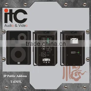 ITC T-6707L 80Hz to 48KHz CD Level Support Offline Playback PoE TCP IP Speaker thumbnail-1