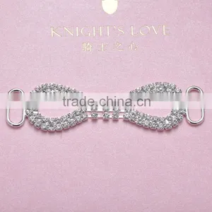 (M0199) 80mmx20mm,15mm Bar, Crystal Chain,rhinstone Connector ,bikini Decoration Connector thumbnail-1