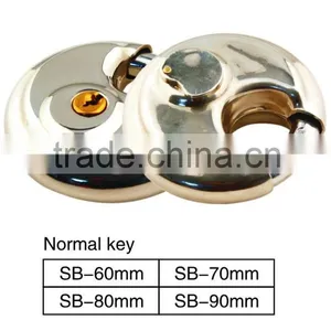 Round Combination Stainless Steel Disc Padlock thumbnail-1