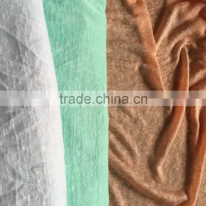 Shaoxing Knitting Manufacturer for Rayon Polyester Loose Jersey Fabric, Sweater Slub Light Thin Knit Fabric thumbnail-1
