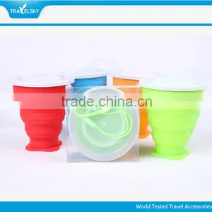 Drinkware Portable Silicone Foldable Cup for Travel thumbnail-1