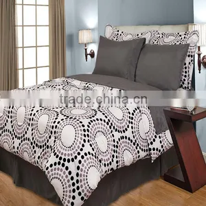 King Size 8pcs Printed Comforter Set thumbnail-4