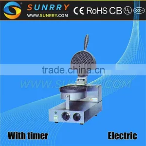 Stainless Steel Single Head Belgian Waffle Maker Machine thumbnail-1