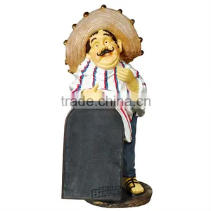 Good Quality Bakest Polyresin Chef Model for Display/cook Doll/chef Model/polyresin Toy#915A thumbnail-1
