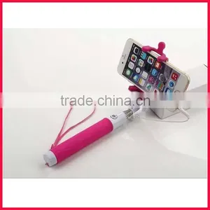 D09 Double System Extendable Mirror Selfie Stick,D09 Selfie Stick Monopod With Glass Mirror thumbnail-2