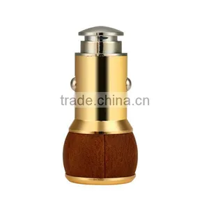 2016 Exclusive Disign Phone Car Charger Leather 12v 2a Output Usb Car Charger thumbnail-5