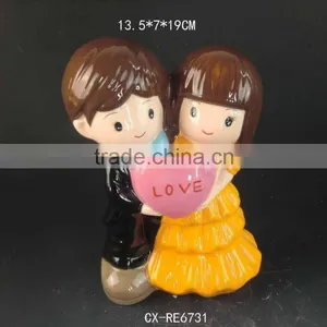 Human Figure High Grade Ceramic Gift for New Couple for Weddings thumbnail-1