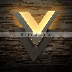 2015 New Arrival 12W LED Lighting V Shape 5050 LED Wall Lamps thumbnail-1