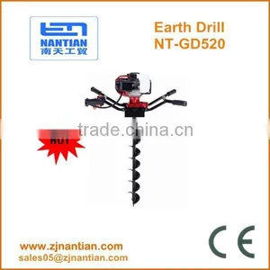 GD520 Earth Auger for Two Men 52cc Earth Drill With CE thumbnail-1