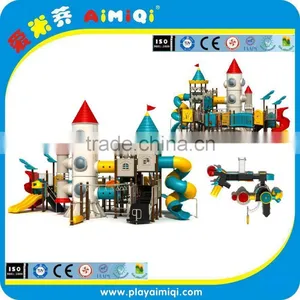 Plastic Rocket Playgrounds Slides For Kids/plastic Playground thumbnail-1