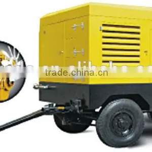 2015 Diesel Portable Screw Air Compressor For Sale Made in China thumbnail-1