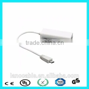 FCC Certified Micro Usb to Rj45 Ethernet Adapter thumbnail-2