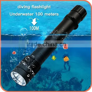 100M Underwater LED Diver Torch 1000 LUMEN XML2 L2 Diving Flashligh thumbnail-1