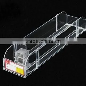 Clear Plastic Supermarket Shelf Dividers Used With Pushers Quality Choice thumbnail-4